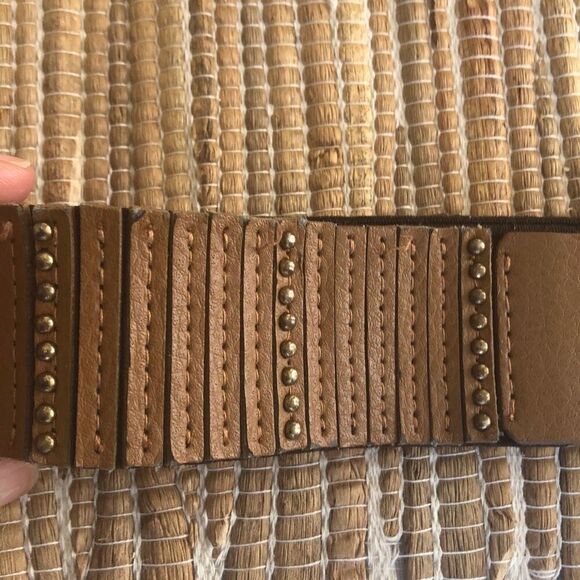 Michael Kors, brown and gold belt size S